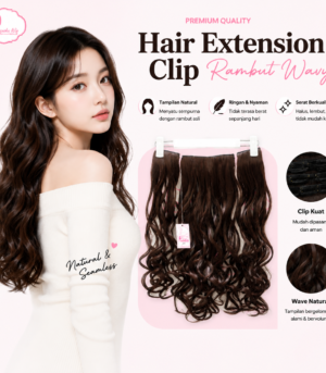 Long Curl Hair Extension Clip in 3 Pcs Queenie