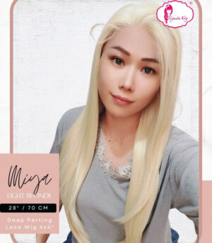Long Straight Deep Part Synthetic Wig Miya Blonde