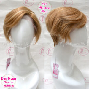 Short Man Woman Lace Front Human Hair Wig Dae Hyun - Image 4