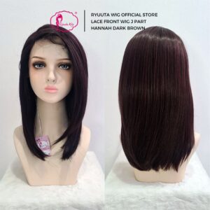 Medium Straight Lace Front Synthetic Wig Hannah - Image 4
