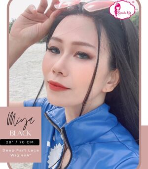 Long Straight Deep Part Synthetic Wig Miya