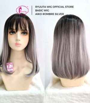 Wig Lolita Aiko Medium Straight Blow Poni Tipis