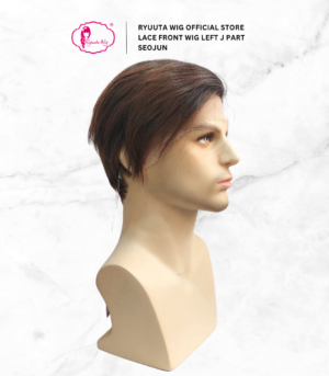 Short Man Woman Lace Front Synthetic Wig Seojun