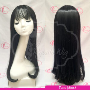 Wig Lolita Yuna Long Straight Blow Korea Kawaii Ulzzang - Image 4