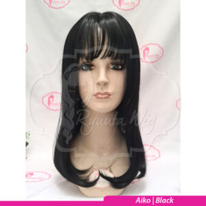 Wig Lolita Aiko Medium Straight Blow Poni Tipis - Image 4