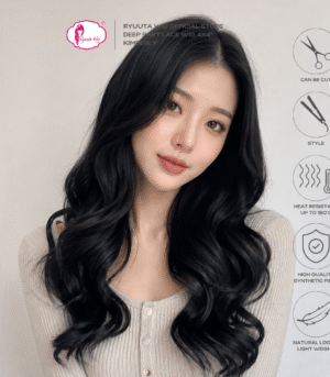 Kimberly | Synthetic Fiber Deep Part 4x4" Lace Wig