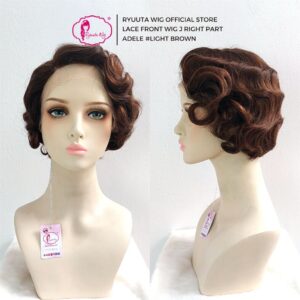 Short Wave Vintage Lace Front Synthetic Wig Adele - Image 2