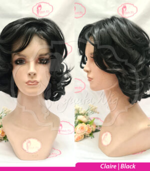 Short Curly Basic Cap Synthetic Wig Claire