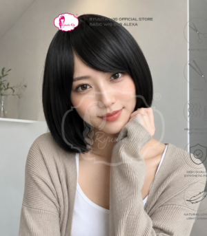 Alexa | Synthetic Fiber Basic Cap Wig 12 inch / 30 cm Black Brown