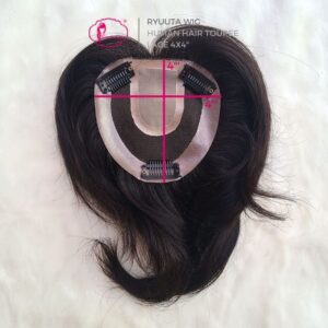 Ryuuta Wig Toupee Lace Human Hair 4x4" 7.5" - Image 4