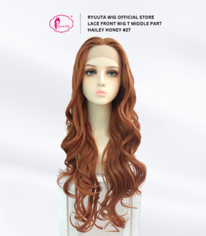 Lace Front Wig Long Wave Hailey Honey Blonde 30 inch 75 cm