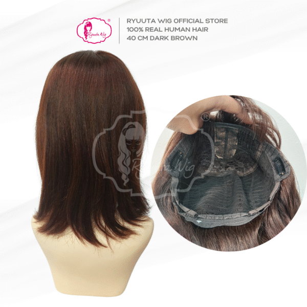 Basic Wig Real Human Hair Bob Natural Black - Image 5