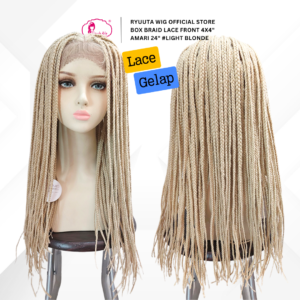 Box Braids Deep Part Lace Front Wig 4x4" Amari - Image 5