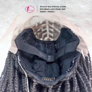 Box Braids Deep Part Lace Front Wig 4x4" Amari - Image 6