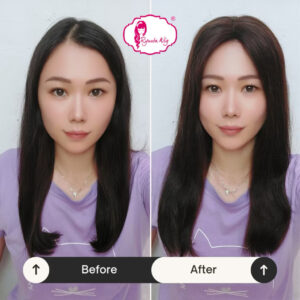 Ryuuta Wig Toupee Topper Lace Real Human Hair 40 cm