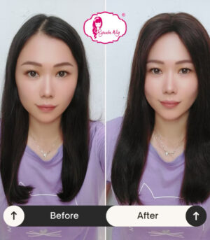 Ryuuta Wig Toupee Topper Lace Real Human Hair 40 cm