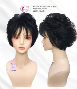 Short Basic Cap Synthetic Wig Ajumma Nikita
