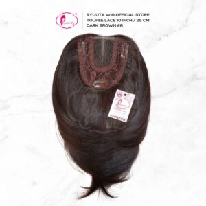 Toupee Clip Lace Penutup Botak Pria Wanita 10 inch 25 cm - Image 5