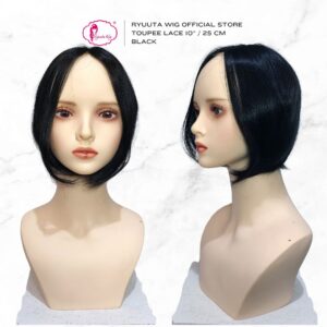 Toupee Clip Lace Penutup Botak Pria Wanita 10 inch 25 cm - Image 4