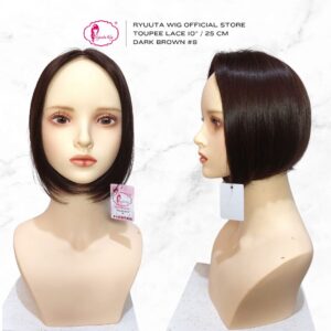 Toupee Clip Lace Penutup Botak Pria Wanita 10 inch 25 cm - Image 3