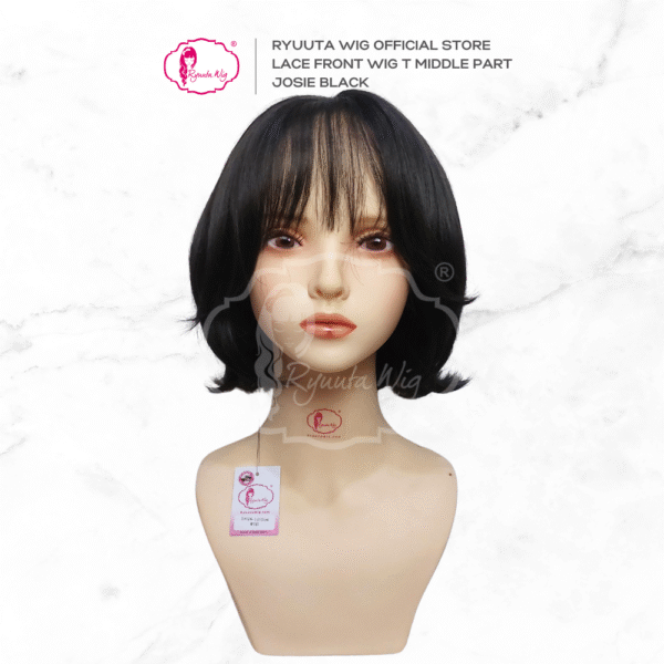 Lace Front Wig Short Bob Korean Style Josie 14 inch 35 cm