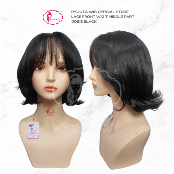 Lace Front Wig Short Bob Korean Style Josie 14 inch 35 cm - Image 2