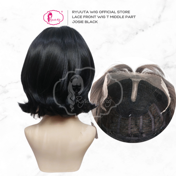 Lace Front Wig Short Bob Korean Style Josie 14 inch 35 cm - Image 3
