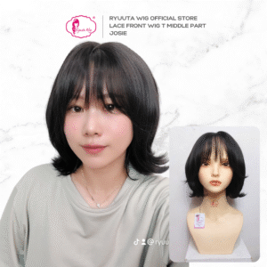 Lace Front Wig Short Bob Korean Style Josie 14 inch 35 cm