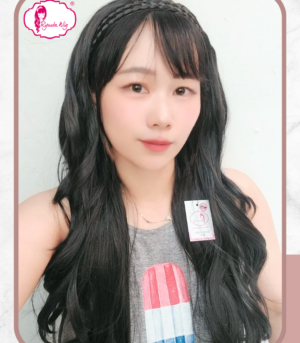 Half Wig Braided Head Band Wig Bando Kepang Long Wave