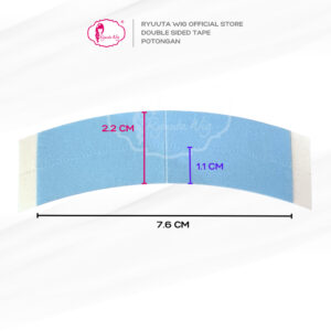 Double Side Tape Lembar Potongan Lace Front Wig Toupee 12Pcs