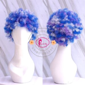 Wig Kribo Badut Colorful Galaxy