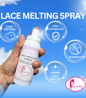 Lace Melting Spray Seamless Finish Glue Spray Wig Melting Spray & Hair Adhesive 120ml