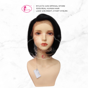 Real Human Hair Lace Front Wig Bob Short Hyejin