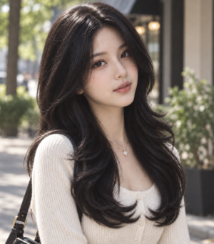 Viola | Synthetic Fiber Lace Front Wig 20 inch / 50 cm Black Brown