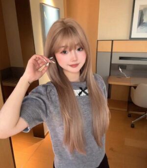 Synthetic Fiber Basic Cap Wig 28 inch / 70 cm Black Brown Burgundy